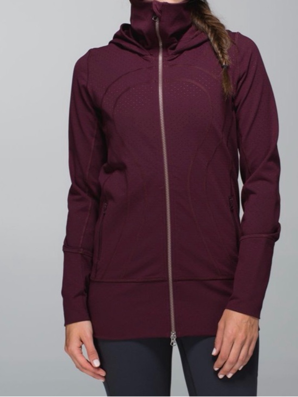 lululemon athletica Plum Full-Zip Hoodie